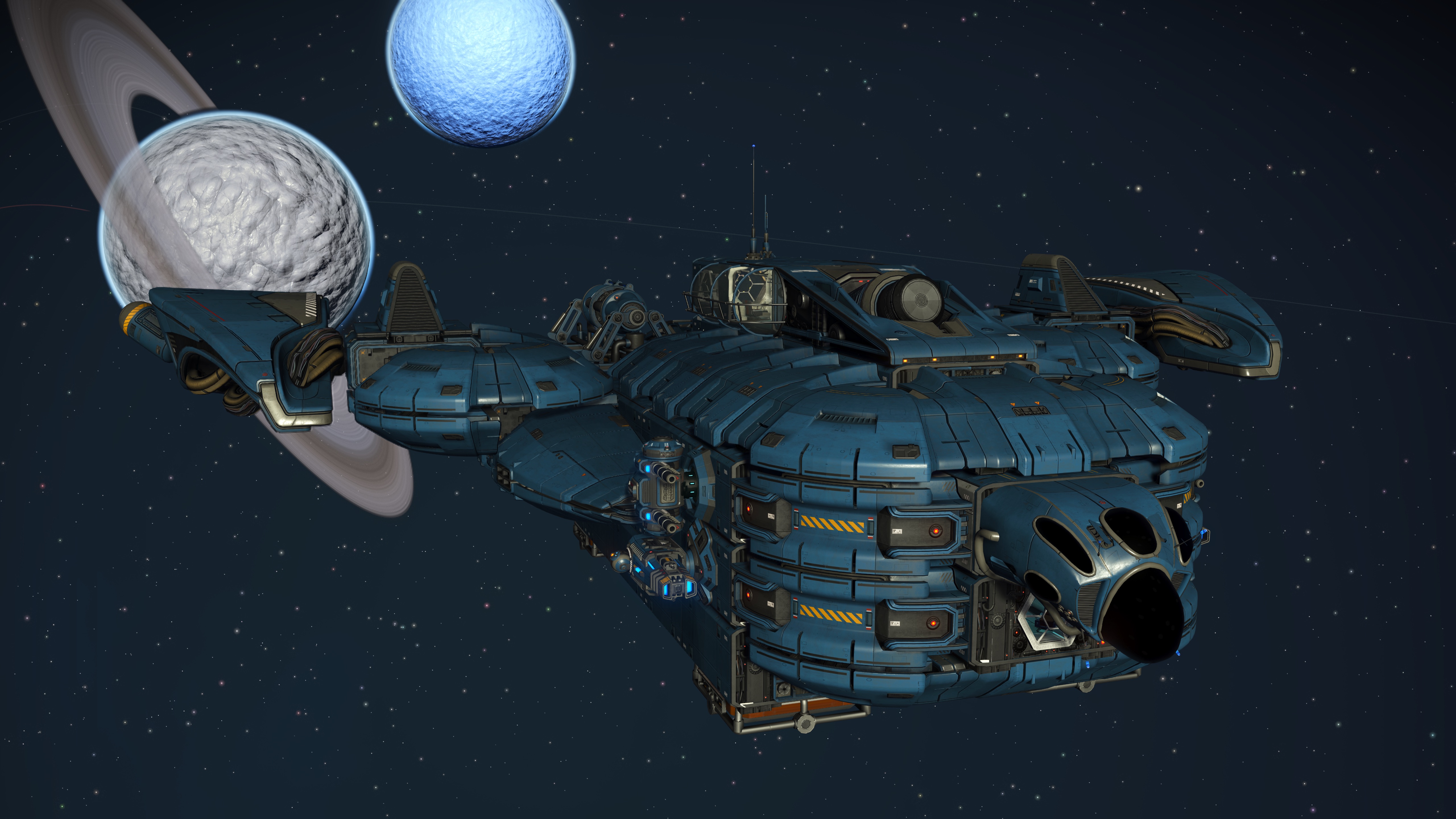 front view of the ship